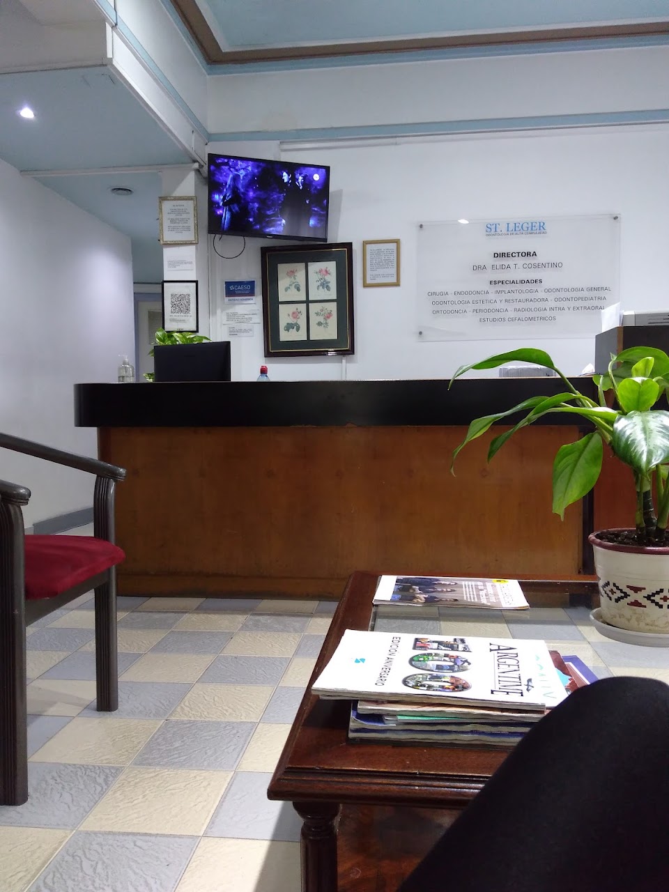 Recepción de Odontología St. Leger